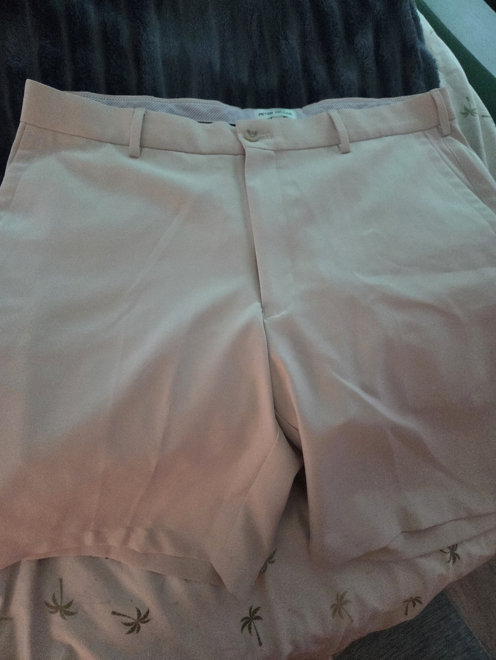 Peter Millar Men's Classic Light Khaki Shorts